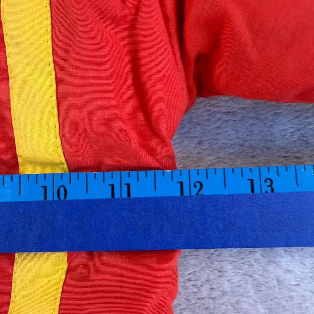 Vintage Ozona Kids Snowsuit 2T 86 France Colorblock Red Blue Yellow